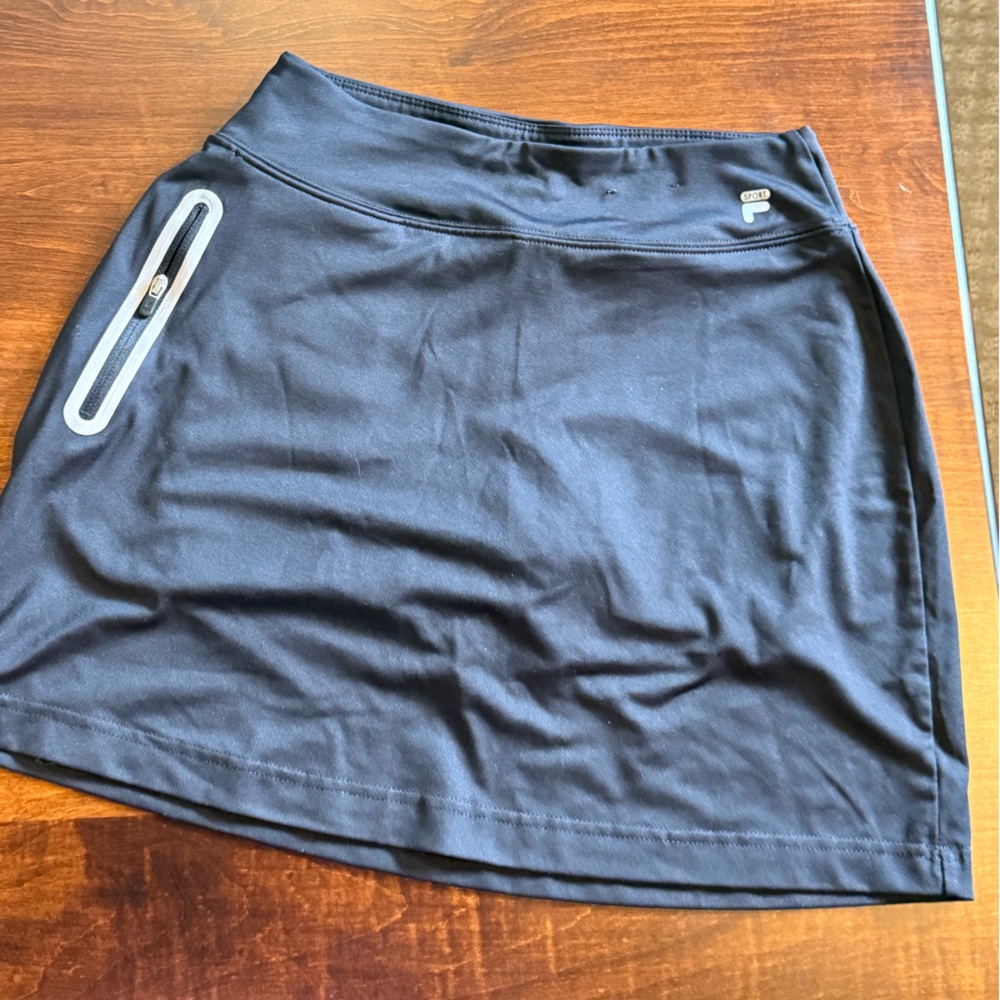 Fila Black Sport Skort with Logo